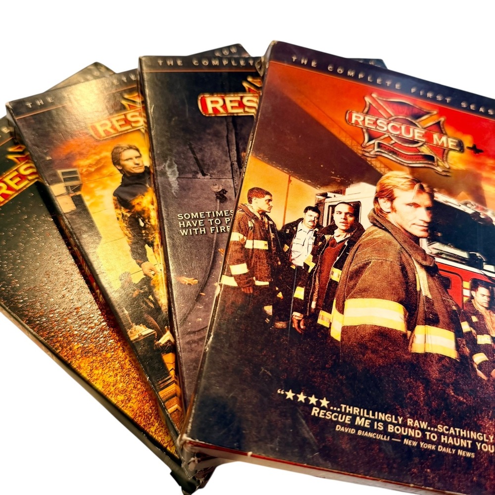 Rescue Me Seasons 1-4 DVD Set Denis‎ Leary TV Series Drama Comedy Used
